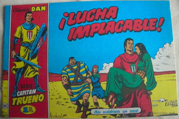 Tebeos: (25) EL CAPITAN TRUENO-! LUCHA IMPLACABLE ! DEL A&Ntilde;O 1958- - Foto 1