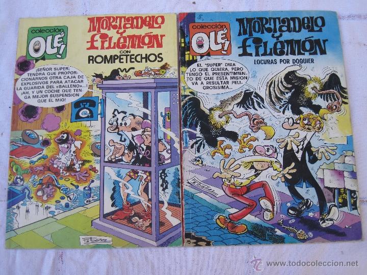 Tebeos: LOTE DE DOS TEBEOS DE MORTADELO Y FILEMON.