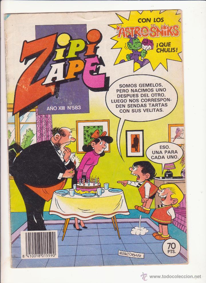Tebeos: zipi y zape n&ordm; 583 - Foto 1
