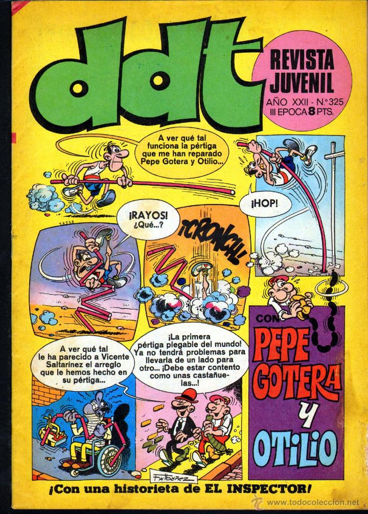 TEBEOS-COMICS GOYO - DDT - Nº 325 - BRUGUERA - 1967 - RARO *AA99 (Tebeos y Comics - Bruguera - DDT)