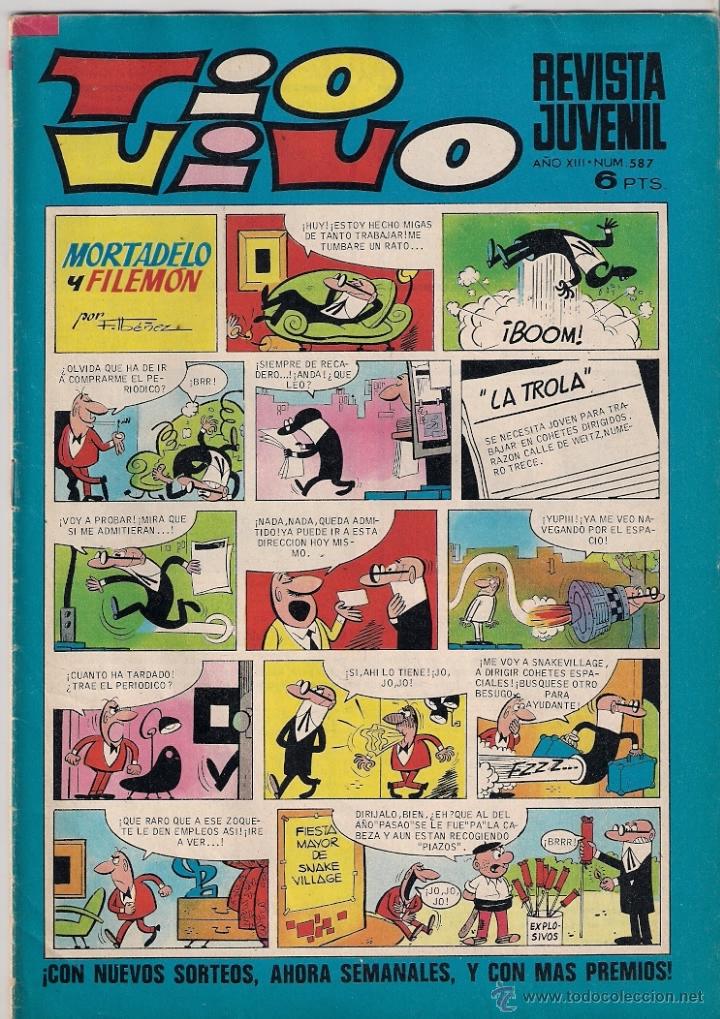 Tebeos: Tio Vivo n&ordm; 587 - Foto 1