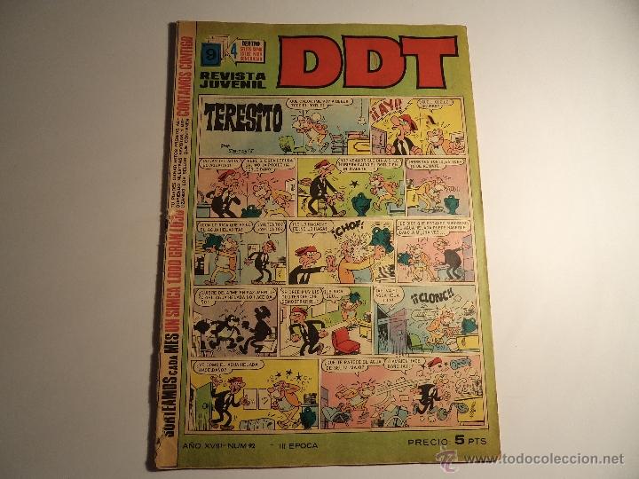 Tebeos: DDT. n&ordm; 92. III &eacute;poca. Bruguera - Foto 1