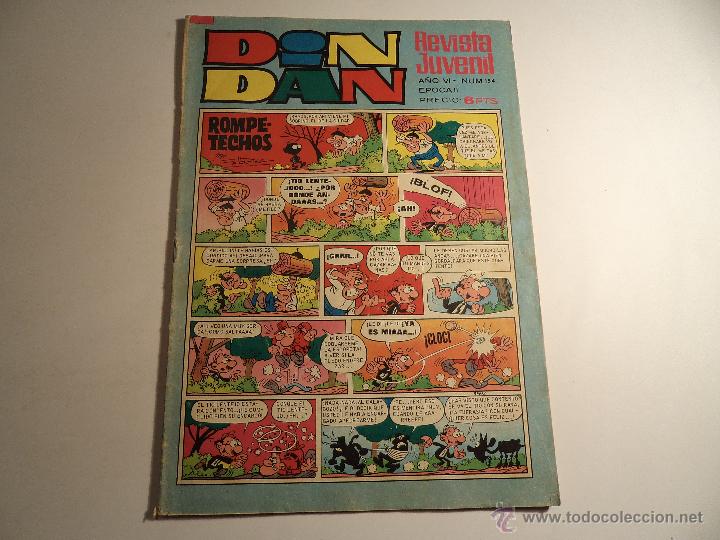 Tebeos: Din Dan. n&ordm;154. Bruguera. 2&ordf; &eacute;poca - Foto 1