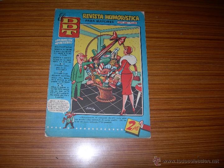 Tebeos: EL DDT N&ordm; 343   DE BRUGUERA - Foto 1