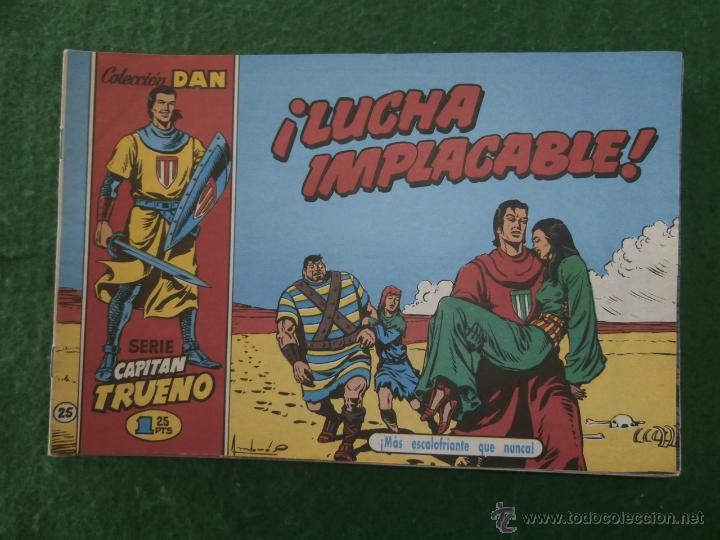 Tebeos: capitan trueno coleccion dan numero 25 lucha implacable - Foto 1