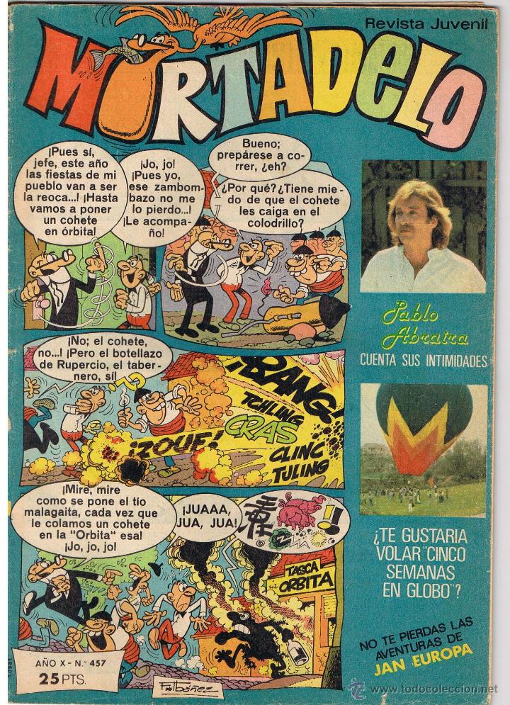 Tebeos: MORTADELO. NUMERO 457. BRUGUERA - Foto 1