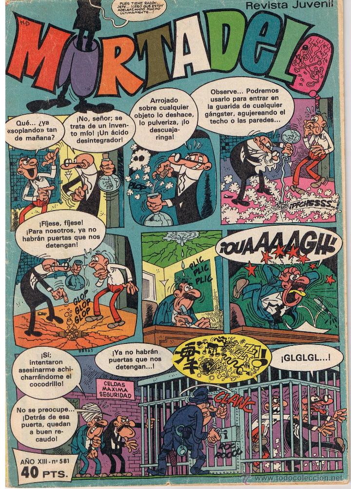 Tebeos: MORTADELO. N&ordm; 581. BRUGUERA - Foto 1