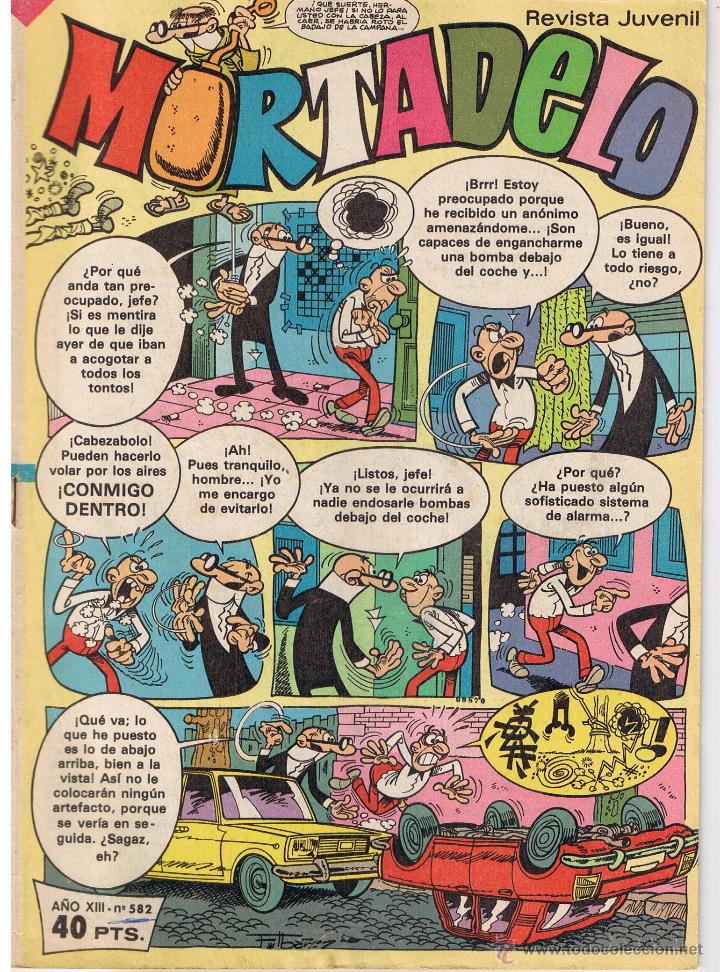 Tebeos: MORTADELO. N&ordm; 582. BRUGUERA - Foto 1