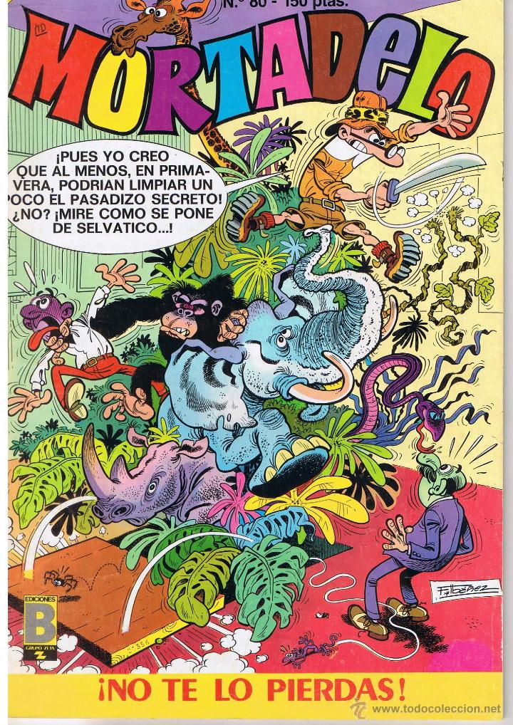 Tebeos: MORTADELO. NUMERO 80. EDICIONES B - Foto 1