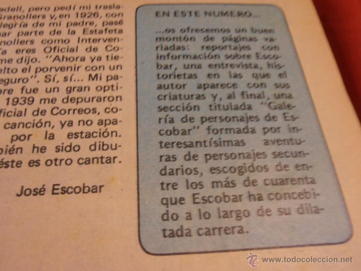 Tebeos: ESCOBAR, REY DE LA HISTORIETA, BRUGUERA - Foto 5