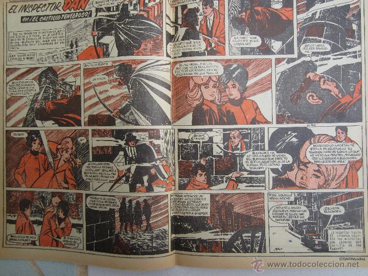 Tebeos: pulgarcito 1625 con el inspector dan - editorial bruguera - Foto 2