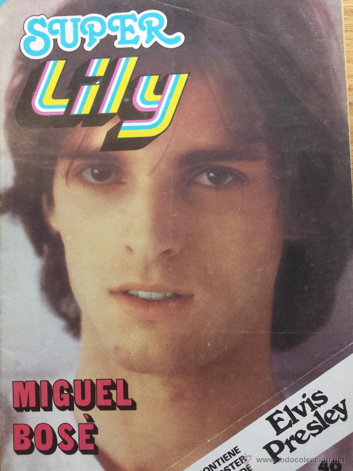 Tebeos: Super Lily, Miguel Bos&eacute; 49 incluye poster Elvis Presley