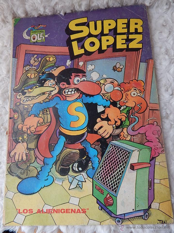 Tebeos: OLE - SUPER LOPEZ N. 4  -LOS ALIENIGENAS - Foto 1