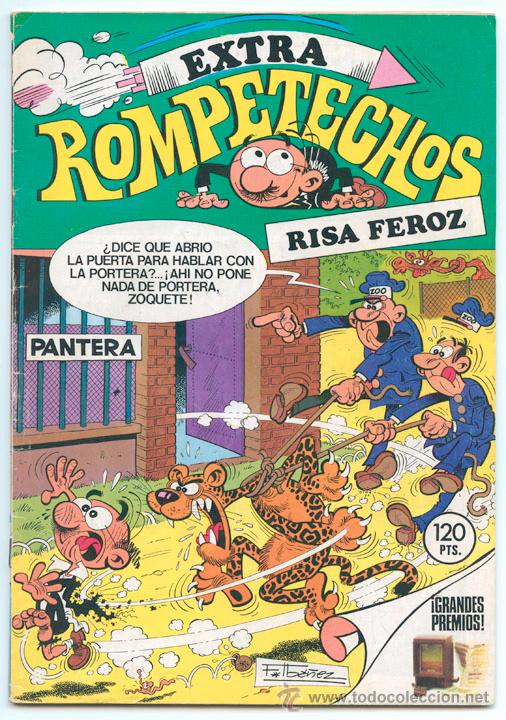 Tebeos: EXTRA ROMPETECHOS - N&ordm; 49 - RISA FEROZ - ED. BRUGUERA - 1984 - Foto 1
