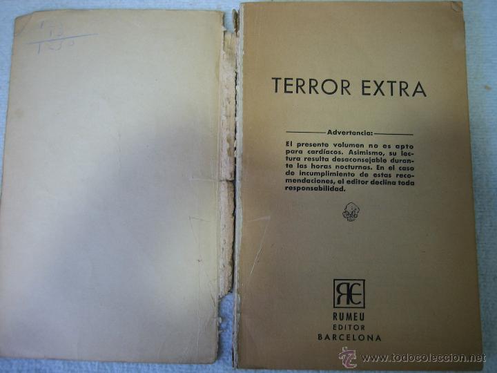 Tebeos: Terror. El escorpi&oacute;n . ED Rumeu 1969 - Foto 2