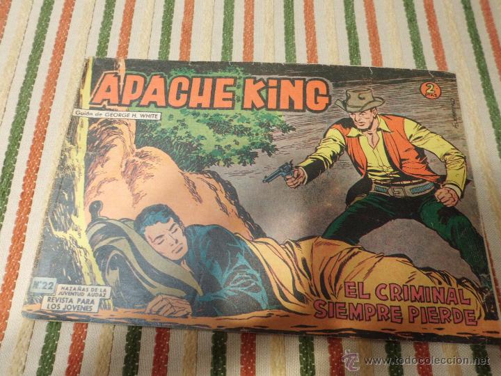 Tebeos: APACHE KING N&ordm; 22 EDITORIAL VALENCIANA 1962 - Foto 1
