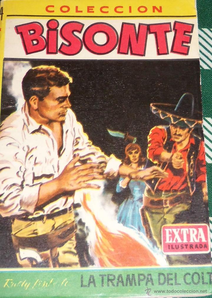 Tebeos: LA TRAMPA DEL COLT, por Rudy Limbale - N&ordm; 314 - BISONTE - Argentina - 1961
