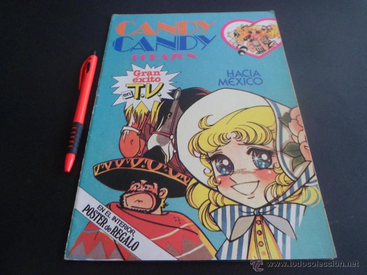Tebeos: CANDY CANDY CORAZ&Oacute;N N&ordm; 7 Hacia M&eacute;xico - CON EL POSTER CENTRAL - Foto 1