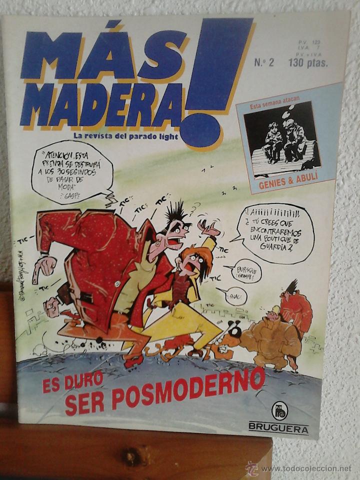 Tebeos: Revista -mas madera- numero 2 editorial bruguera 1986