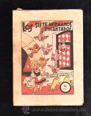 Livros de Banda Desenhada: TESORO DE CUENTOS INFANTILES. LOS SIETE HERMANOS ENCANTADOS. EDICION EL GATO NEGRO
