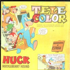 Tebeos: TELE COLOR. AÑO I Nº 1. HUCK HUCKLEBERRY HOUND. 14 ENERO 1963. EDITORIAL BRUGUERA