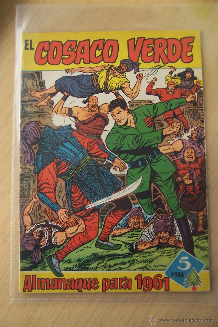 Tebeos: bruguera el cosaco verde almanaque para 1961