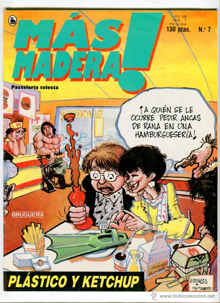 Tebeos: MAS MADERA! N&ordm; 7 A&Ntilde;O 1986 BUEN ESTADO