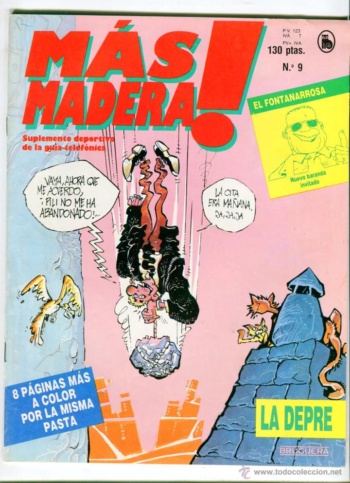Tebeos: MAS MADERA! N&ordm; 9 A&Ntilde;O 1986 BUEN ESTADO