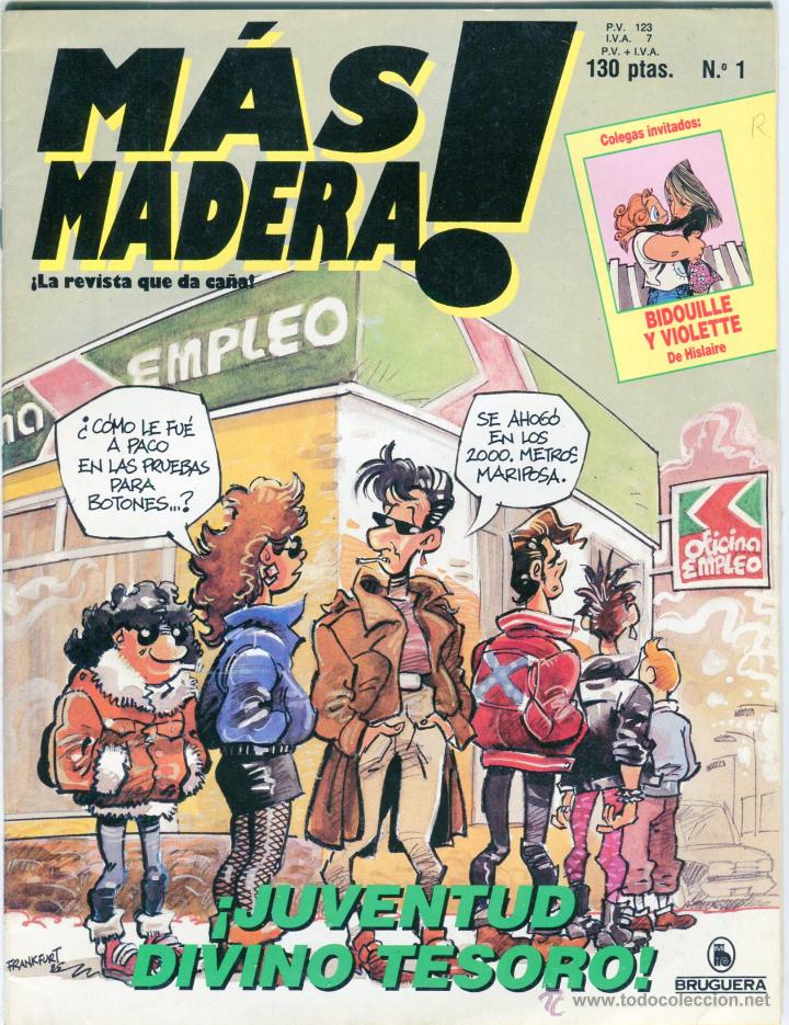 Tebeos: MAS MADERA N&ordm;1 A&Ntilde;O 1986 BUEN ESTADO