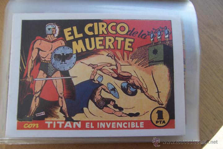 BDs: bruguera titan el invencible  n&ordm; el circo de la muerte, es facs&iacute;mil.