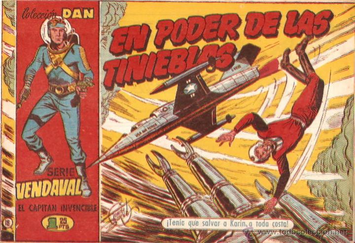 Tebeos: COMIC COLECCION DAN EL CAPITAN INVENCIBLE (VENDAVAL) N&ordm; 19 - Foto 1