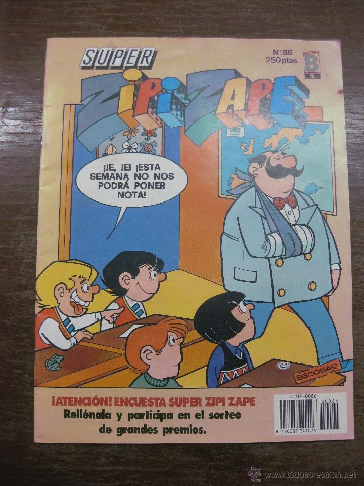 SUPER ZIPI ZAPE N&ordm; 86. EDICIONES B.