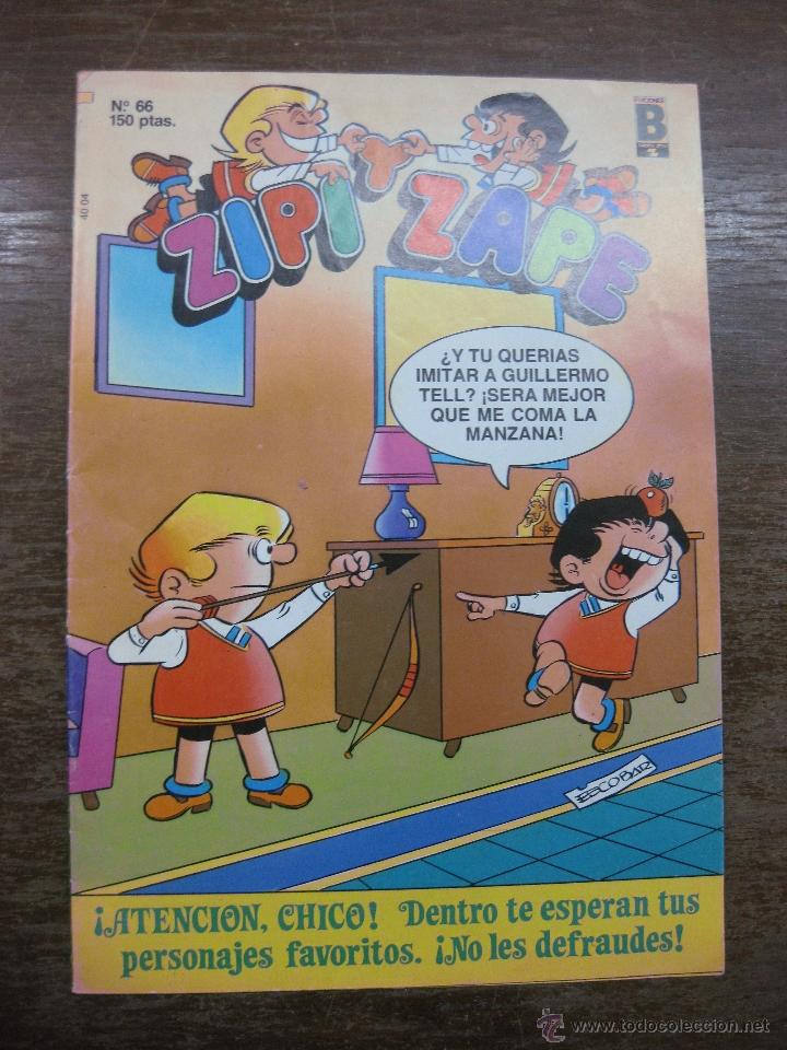 Tebeos: ZIPI ZAPE N&ordm; 66. EDICIONES B. - Foto 1