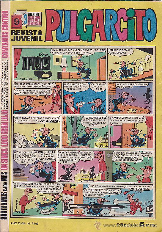 Tebeos: COMIC COLECCION PULGARCITO N&ordm; 1969 - Foto 1