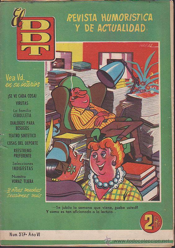 Tebeos: COMIC COLECCION DDT N&ordm; 317 - Foto 1