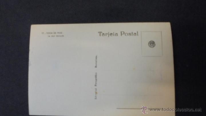 Tebeos: POSTAL: TOSSA DE MAR . LA MAR MENUDA. SIN CIRCULAR. - Foto 2