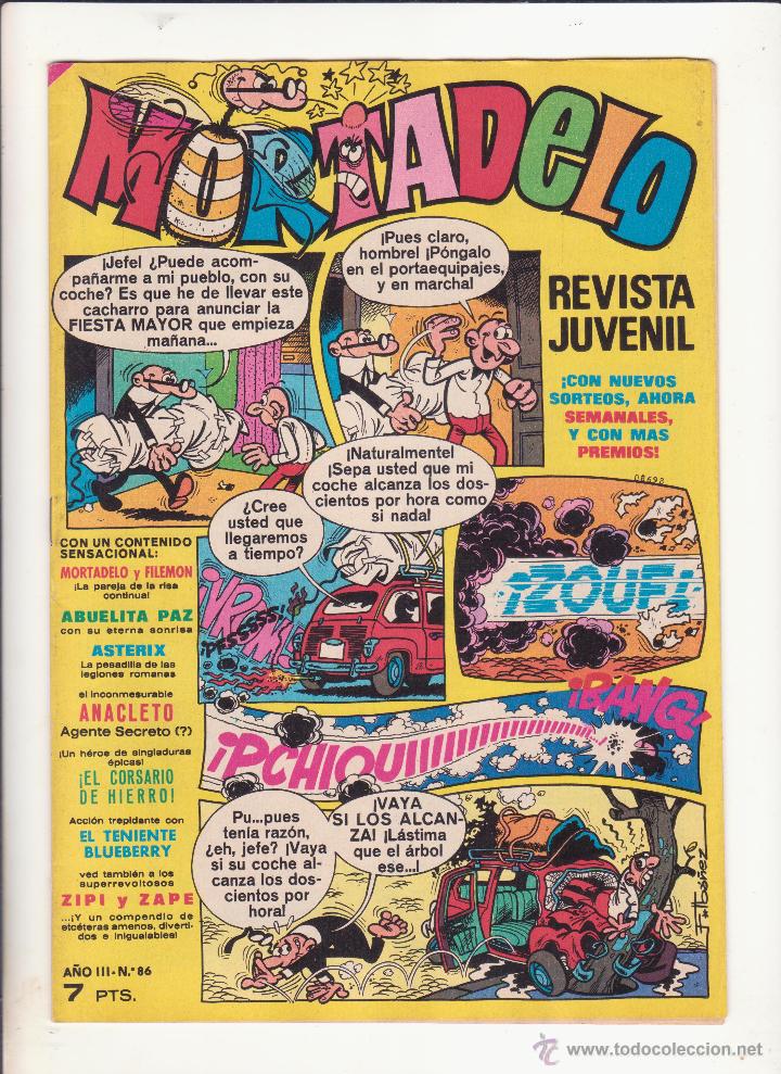 Tebeos: mortadelo revista juvenil n&ordm; 86 impecable - Foto 1