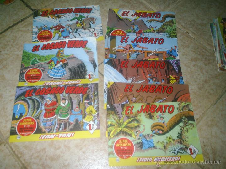 Tebeos: lote  jabato y el cosaco verde - Foto 1