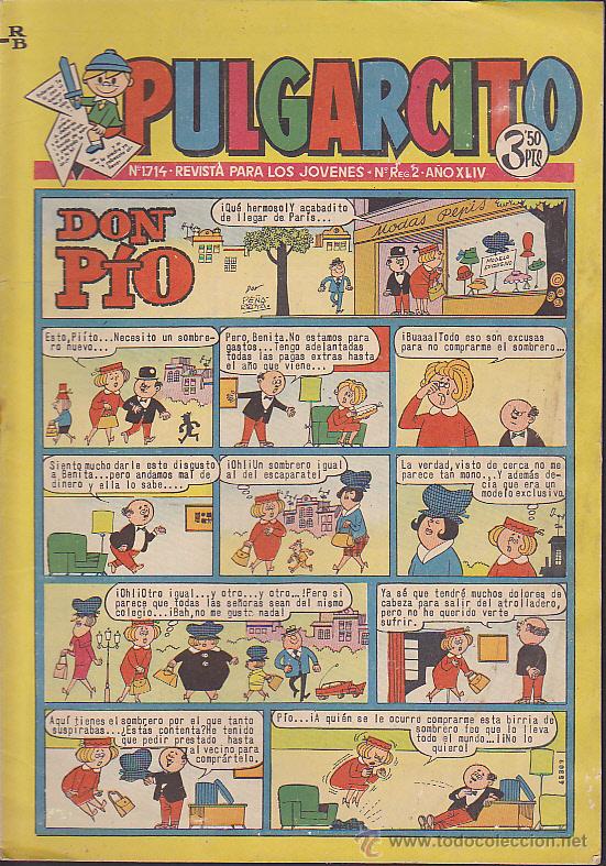 Tebeos: COMIC COLECCION PULGARCITO N&ordm; 1714 - Foto 1