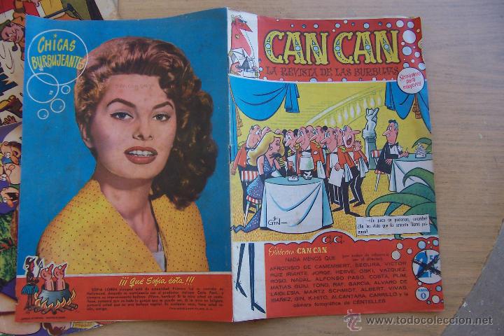 Tebeos: bruguera can can n&ordm; 0-1 y muchos mas ver -almanaque 1959 y 1960 .total 127 n&ordm;