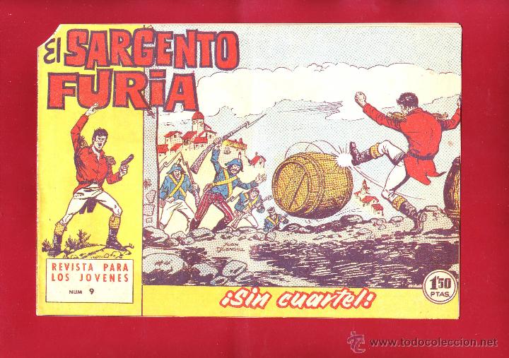 Tebeos: EL SARGENTO FURIA NUMERO 9 SIN CURTEL - Foto 1