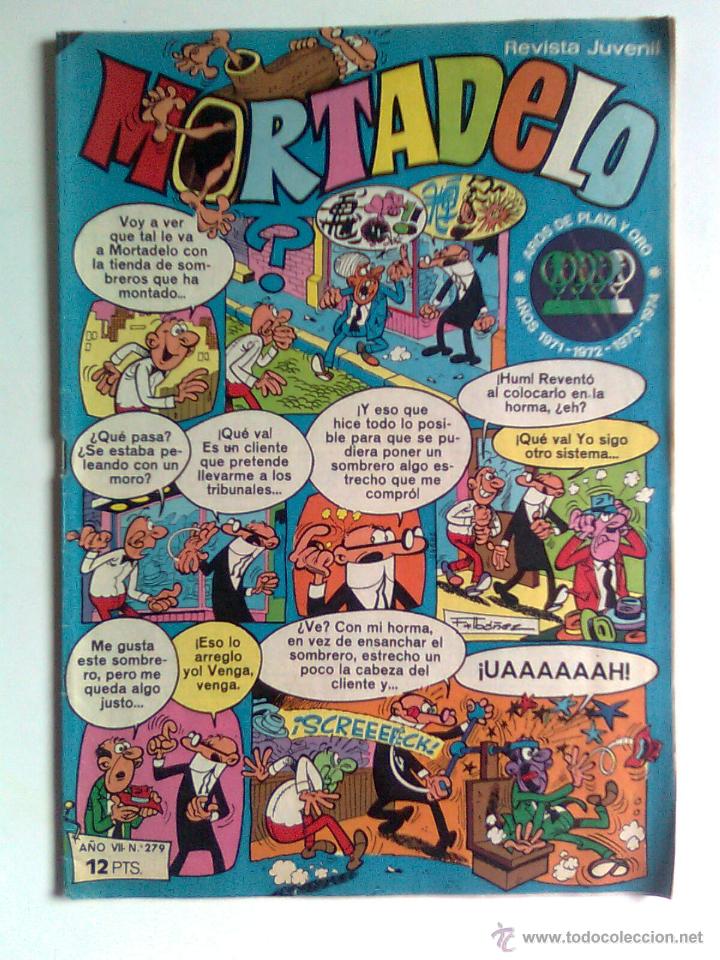 Tebeos: MORTADELO SEMANAL N&ordm; 279 -29-MARZO-1976- ASTROM&Aacute;N DE MANUEL CUY&Aacute;S-CORSARIO DE HIERRO-BUENO-RARO-3530