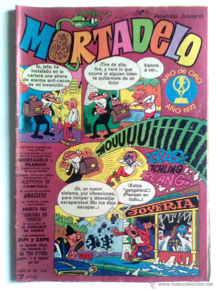 Tebeos: MORTADELO SEMANAL N&ordm; 140 -30-JULIO-1973-EL MEJOR MOMENTO DE UNA REVISTA GENIAL- BUEN ESTADO-3557