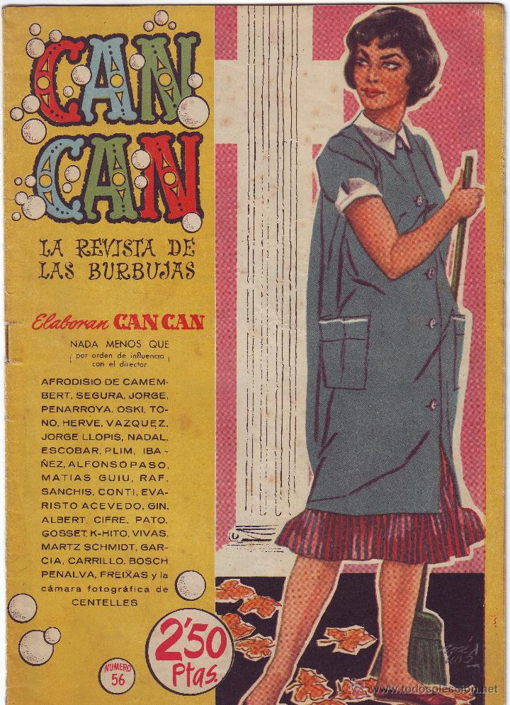 Tebeos: CAN CAN LA REVISTA DE LAS BURBUJAS N&ordm; 56  (LEER)