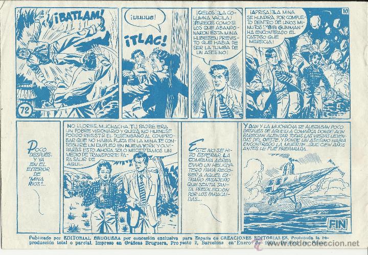 Tebeos: INSPECTOR DAN N&ordm; 72 ORIGINAL - Foto 2