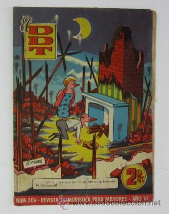 Tebeos: EL DDT NUMERO 304 A&Ntilde;O 1957 - Foto 1
