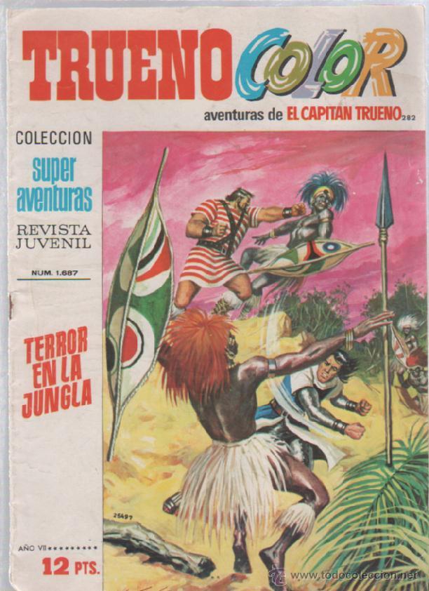 BDs: TRUENO COLOR. 282. SUPERAVENTURAS. N&ordm; 1687. TERROR EN LA JUNGLA