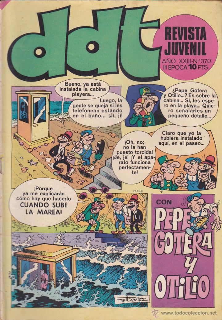 Tebeos: COMIC COLECCION DDT N&ordm; 370 III EPOCA - Foto 1