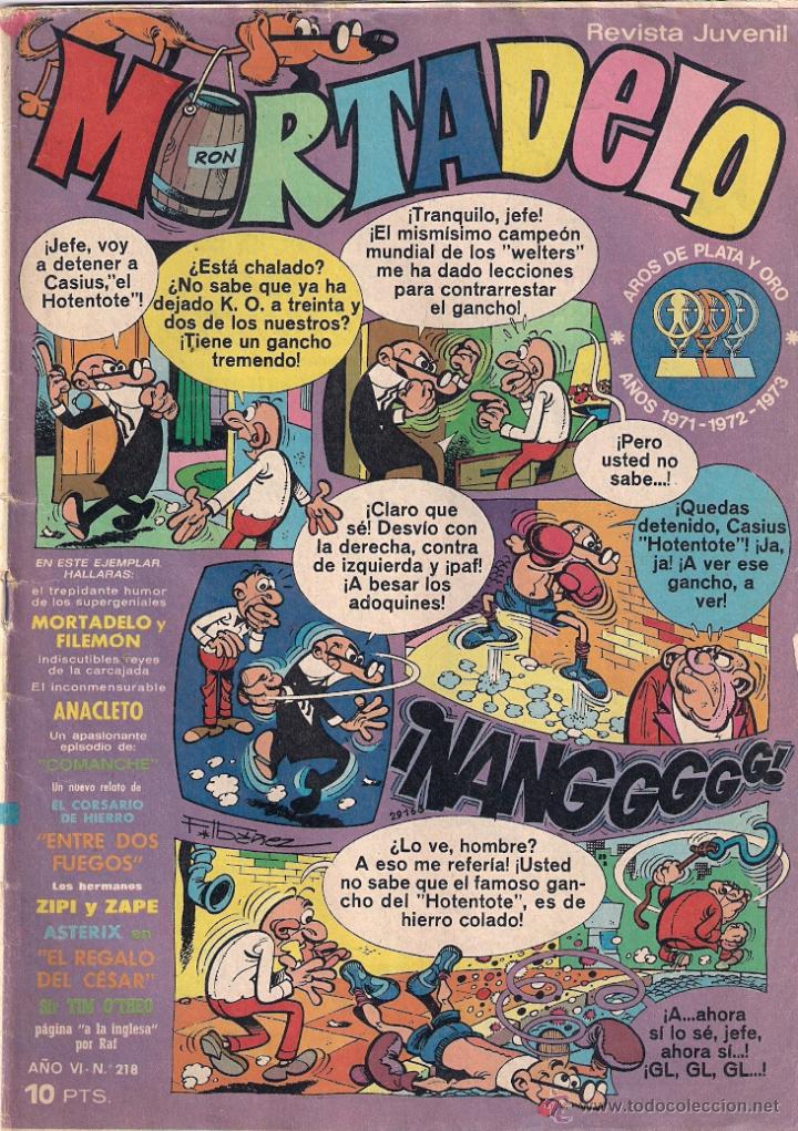 Tebeos: Mortadelo Semanal. n&ordm; 218 - Foto 1