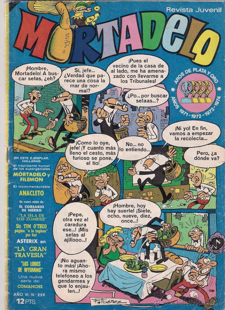 Tebeos: Mortadelo Semanal. n&ordm; 259 - Foto 1